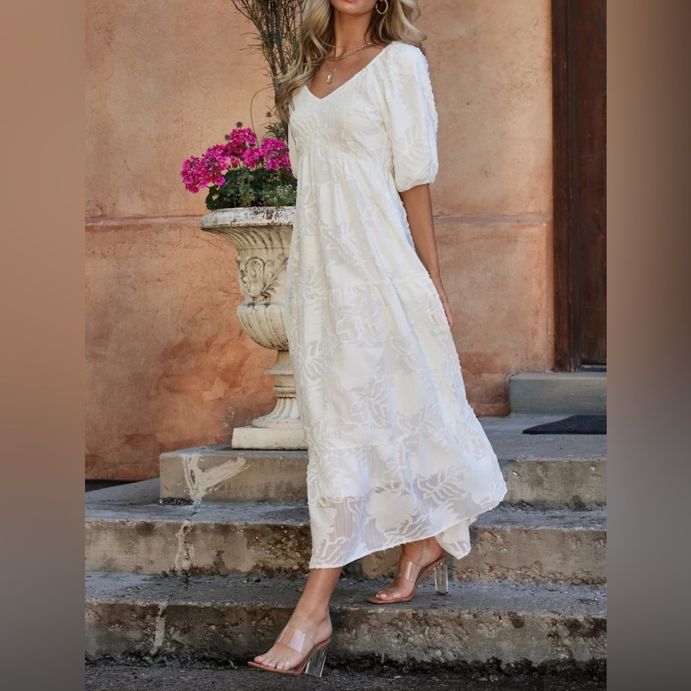 Baltic Born Hayward Ivory Midi/Maxi Dress